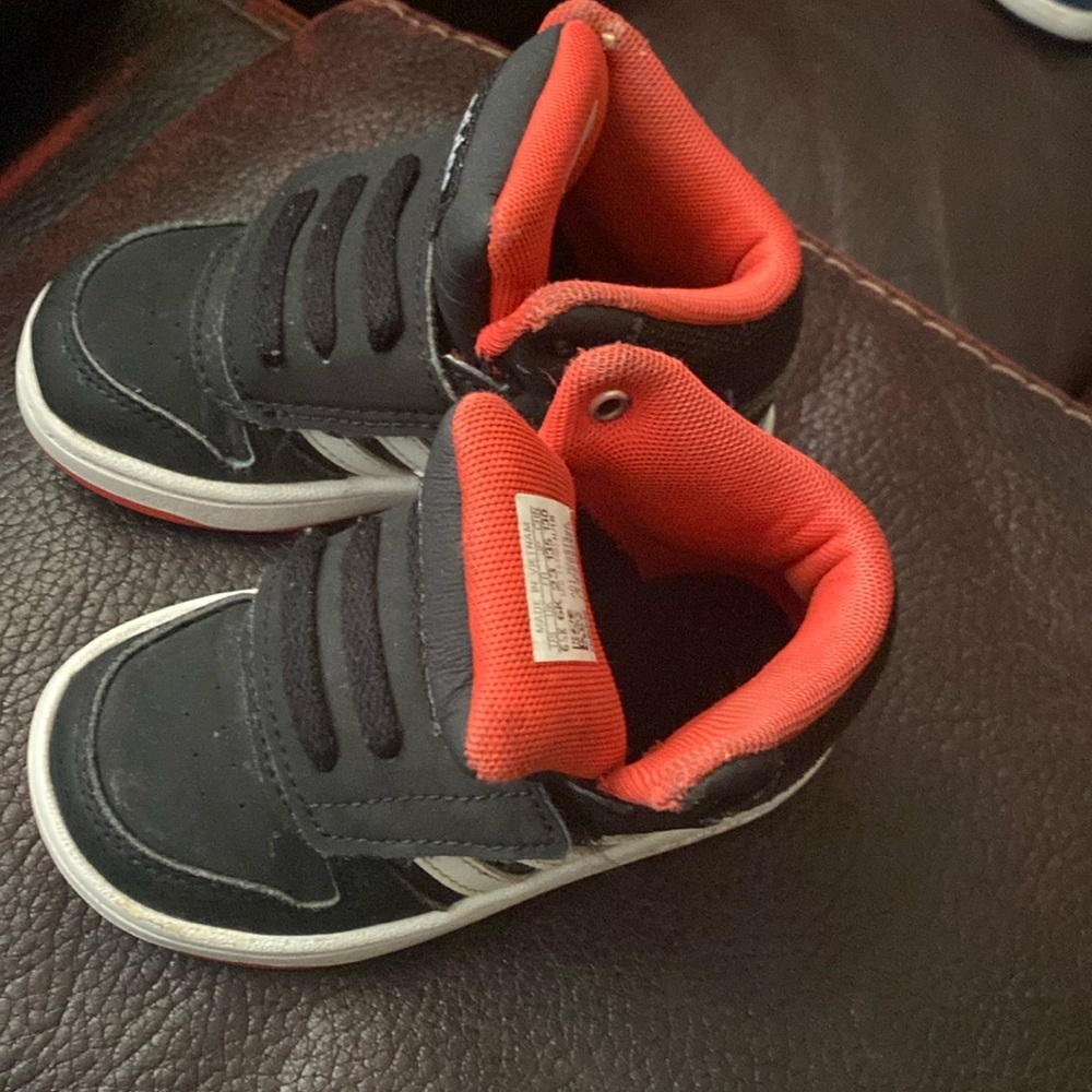 Toddler sneakers. Worn but still in good condition